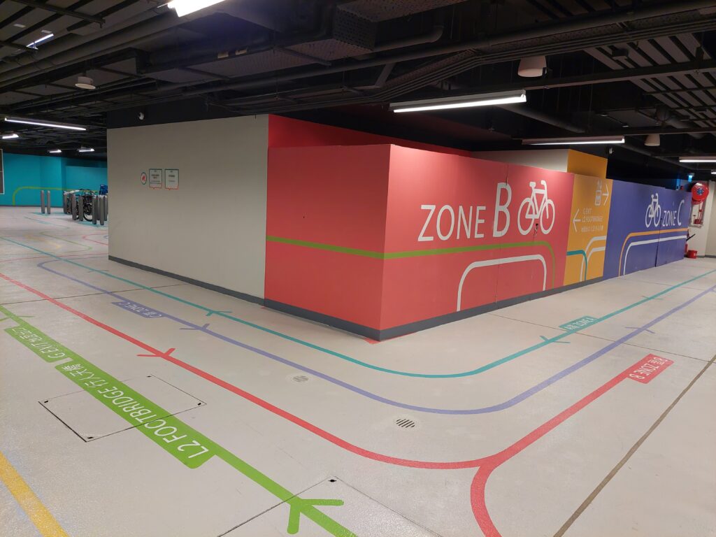 The Wai, bike, parking, Pavilia Farm, mtr, new world